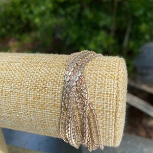 Silver Chain Bracelet with 10 chains